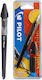 Pilot Calligraphy Fountain Pen Broad 1mm Black With Black Ink