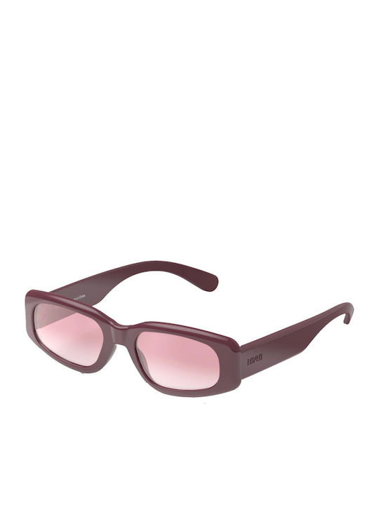 Izipizi Sunglasses Burgundy with Acetate Frame & Burgundy Lens