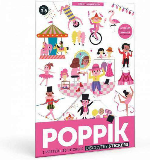 Мини плакат Poppik 26 стикера – Шоу