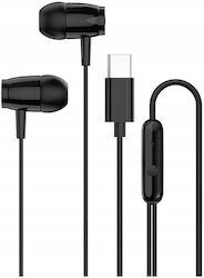 Canyon CNS-CEP5B In-ear Handsfree Ακουστικά με Βύσμα USB-C Μαύρο Canyon CNS-CEP5B In-ear Handsfree Ακουστικά με Βύσμα USB-C Μαύρο