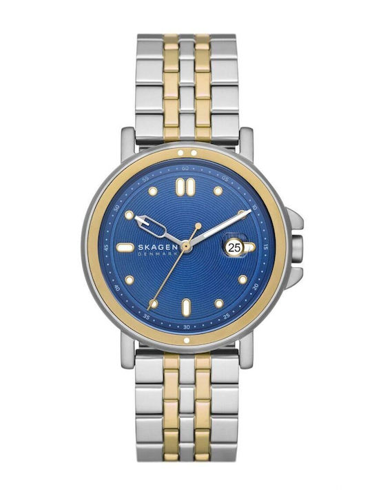 Skagen Signatur Ρολόι Μπαταρίας με Μεταλλικό Μπρασελέ Skagen Signatur Ρολόι Μπαταρίας με Μεταλλικό Μπρασελέ