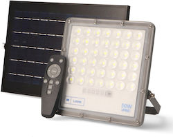 Ledme Etanș Solar Proiector LED 50W cu Senzor de Mișcare 6000K