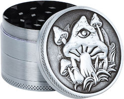 Grinder Mushroom 60mm Silver 4 Parts