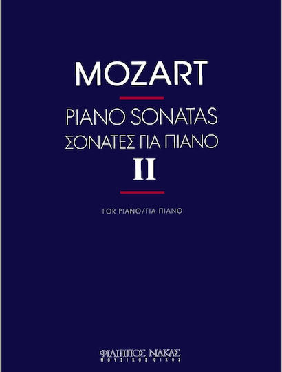 Φίλιππος Νάκας Wolfgang Amadeus Mozart -σονάτες Για Πιάνο, Τόμος 2ος