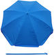 TnS Folding Beach Umbrella Diameter 2m Blue