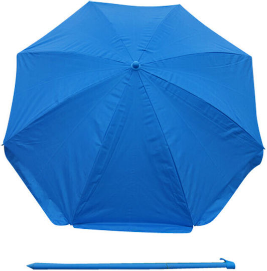 TnS Folding Beach Umbrella Diameter 2m Light Blue