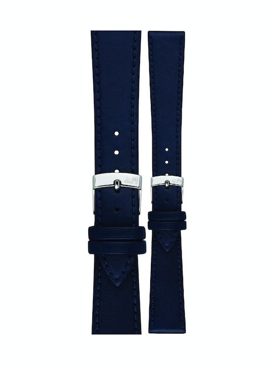 Morellato Point Leather Strap Blue