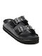 Γυναικεία Σανδάλια Flatforms Black/Silver