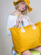 Feel & Touch Caribbean Stoff Strandtasche Gelb