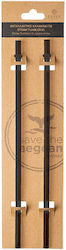 Estia Straw Tumbler XL Straw for Thermos 900ml made of Plastic Midnight Black 2τμχ Black