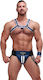 Mister B Ανδρικό Εσώρουχο Jockstrap Μπλε