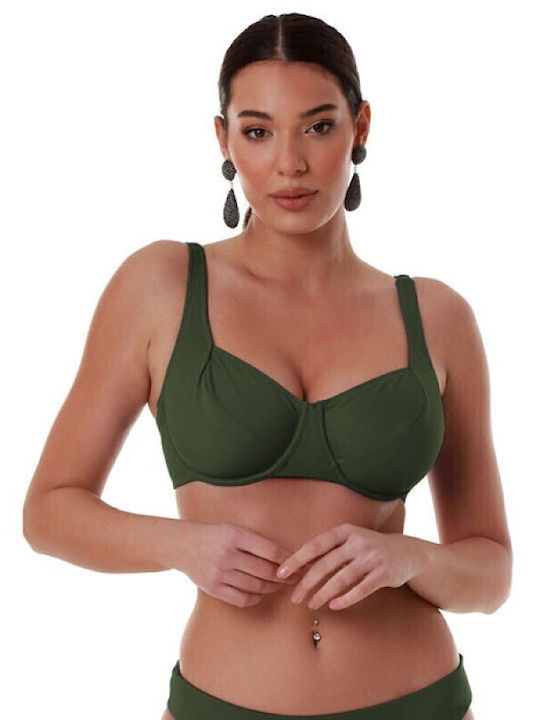 Bluepoint Bikini Σουτιέν E Cup Κυπαρισσι Πρασινο