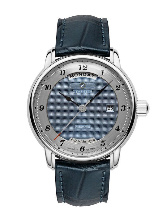 Zeppelin Men's Watch Battery with Black Leather...