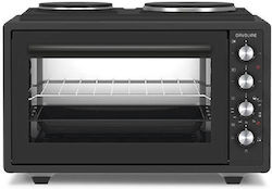 Davoline Urban Chef Ηλεκτρικό Φουρνάκι 37lt με 2 Εστίες Davoline Urban Chef Ηλεκτρικό Φουρνάκι 37lt με 2 Εστίες