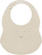 Nattou Waterproof Bib Silicone with Button & Po...