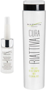 Set Promo Loțiune Împotriva Căderii Părului 1 + Șampon Detox Împotriva Căderii Părului 250ml Maxxelle Tratament Rejuvenant