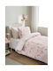 Vesta Home Kelly Комплект Детска Завивка Единична с Калъфка Памучна Розова 170x240см