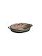 Karvounis Glass Oval Heat-Resistant Cookware with Lid 44x30.5cm