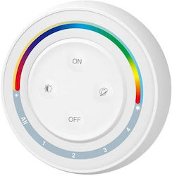 Comutator de perete magnetic Dimmer LED MTN-2089 RF RGB+CCT 4 canale 3V S2W+ MTN-2089 Alb MiBoxer