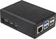 Gehäuse Inter-tech Ods-739 Raspberry Schwarz
