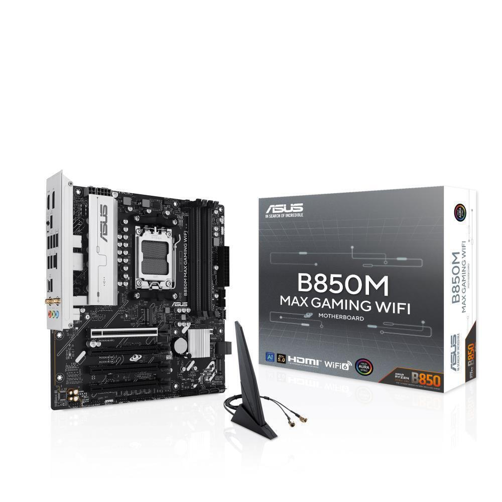 Asus B850M MAX Gaming WIFI Motherboard Micro ATX με AMD AM5 Socket (90MB1LL0-M0EAY0)