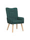 Sessel Dark Green 63x67x94cm