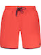 Men's Swimwear Shorts Red with Patterns