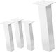ML-Design ML-Design Metallic Furniture Leg Suitable for Table / Coffee Table 8x8x42cm White
