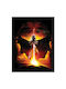 Star Wars Episode Iii Vader Lightsaber Wooden Framed 30x40cm Print Fp14496p
