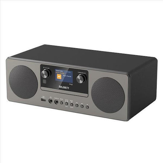 Majority Φορητό Ηχοσύστημα με Bluetooth / CD / Ραδιόφωνο σε Μαύρο Χρώμα