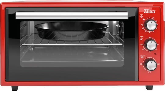 Zilan Cuptor electric 45lt Fara arzatoare Roșu