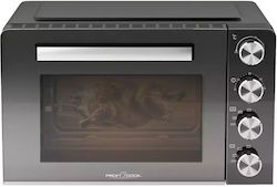 Profi Cook Electric Countertop Oven 30lt Without Burners with Air Black