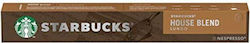 Starbucks Κάψουλες Espresso House Blend Συμβατές με Μηχανή Nespresso 10caps
