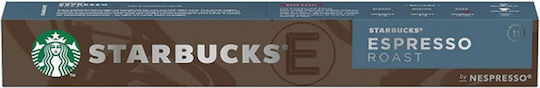 Starbucks Κάψουλες Espresso Roast Roast Συμβατές με Μηχανή Nespresso 10caps