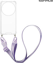 Θήκη Σιλικόνης Strap Sonique Armor Clear Xiaomi Xiaomi 15 Ultra 5g Λιλά Θήκη Σιλικόνης Strap Sonique Armor Clear Xiaomi Xiaomi 15 Ultra 5g Λιλά