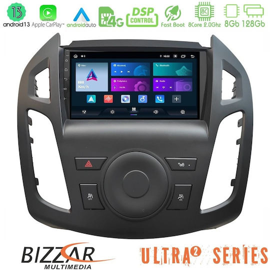 Bizzar Car Audio System for Ford Transit Connect / Transit / Tourneo Connect 2022-2023 (Bluetooth/USB/WiFi/GPS/Apple-Carplay/Android-Auto) with Touch Screen 9"