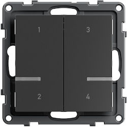 Legrand Seano Electrical Wall Switch Quadruplic...
