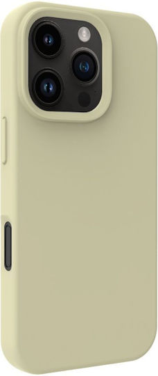 Evelatus Задна корица Силикон / Текстил Бежов (iPhone 16 Pro)