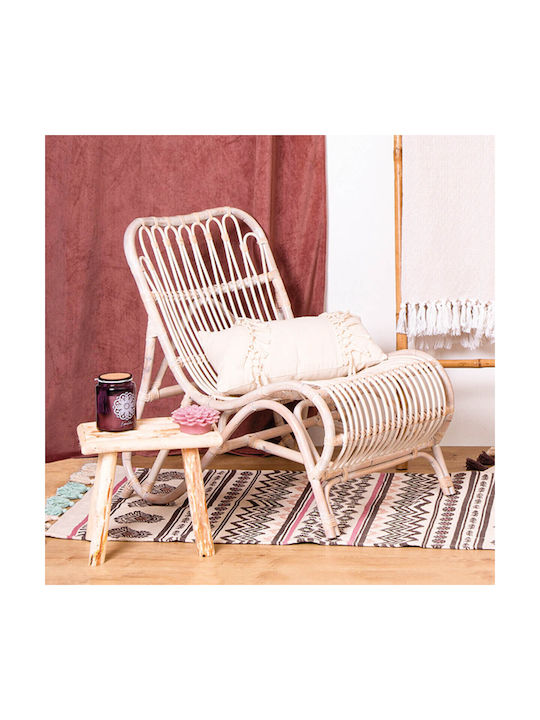Living Room Wooden Woody Natural Stools 34x23x31cm