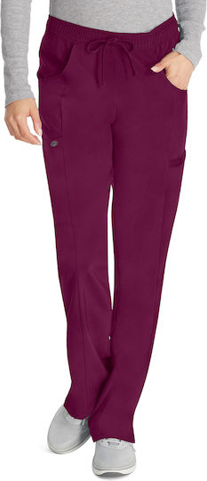 Dickies Eds Essentials Γυναικείο Ιατρικό Παντελόνι Μπορντό