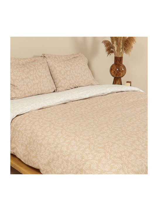 White Fabric Sheet Sets King Size 260x270cm. Sierra Pink 4pcs