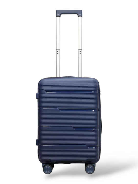 Playful Bags Cabin Travel Suitcase Hard Blue wi...