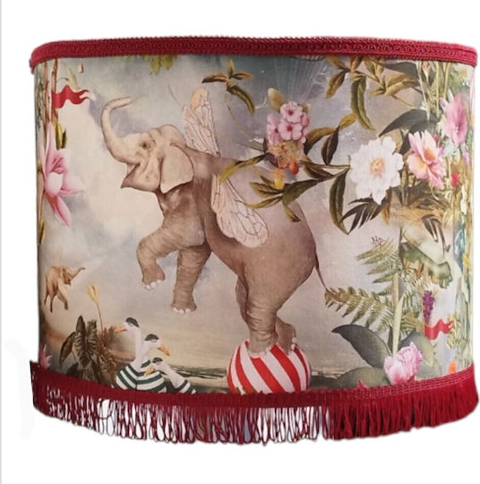 Abajur Circ cu Elefant Dimensiuni Bază 45*35