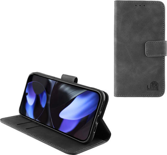 Lime Book Δερματίνης / Σιλικόνης Γκρι (Realme 10 Pro 5G)