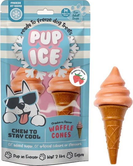 Ιmaginelles Pup Ice Eiscreme Leckerli für Hunde mit Blaubeere 110gr 2Stück