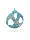 Curli Comic Dog Harness Turquoise 3XS 26.7-30.1cm 1.5-3kg