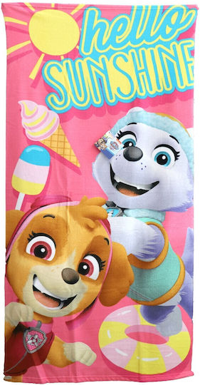 Paw Patrol Kids' Beach Towel Microfiber Fast Dry 70x140cm Ye18192 Pink 70x140cm