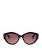 Bvlgari Damen Sonnenbrille mit Burgundisch Kunststoff Gestell und Burgundisch Linse