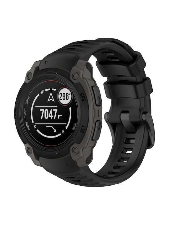 Techsuit Curea Neagră Garmin Instinct E 40mm