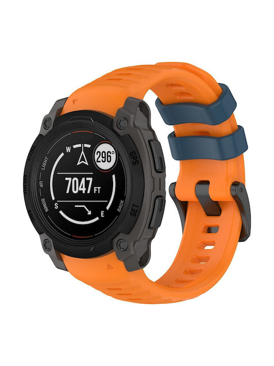 Techsuit W076 Curea Portocalie Garmin Instinct E 40mm